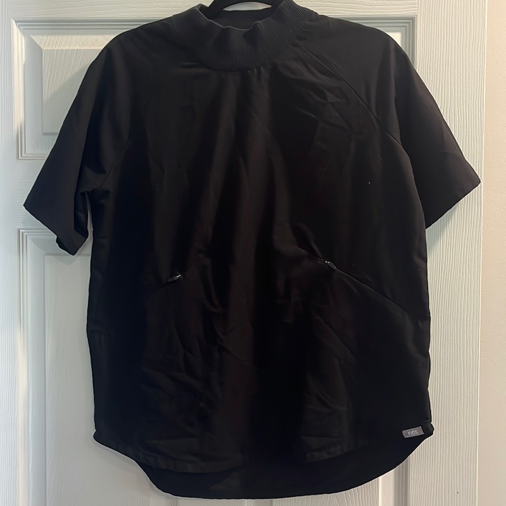 Figs mock neck scrub top
